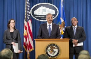 Eric Holder, Molly Moran, Ronald Davis