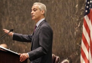In this Sept. 22, 2015, file photo, Chicago Mayor Rahm Emanuel speaks before the City Council in Chicago. The furor over recent Chicago police shootings has Illinois legislators considering whether voters should be allowed to recall Emanuel or future officials who hold his post. State Rep. La Shawn Ford, a Chicago Democrat, wants voters to have the power to remove the mayor of the countrys third largest city. (AP Photo/M. Spencer Green, File)